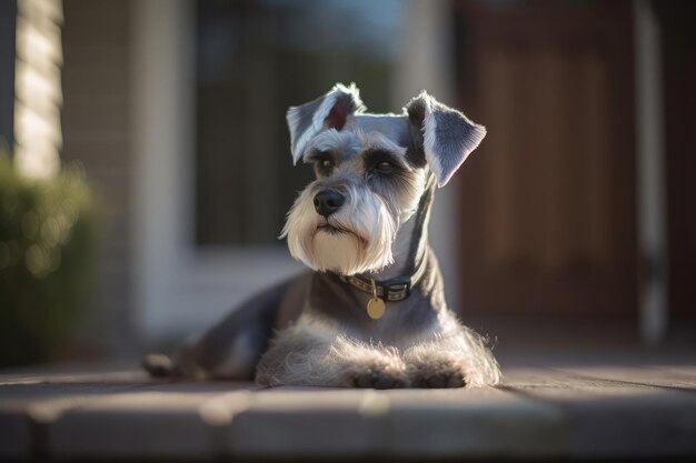 Charmanter Zwergschnauzer