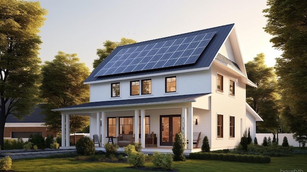 charming_american_house_solar_panels