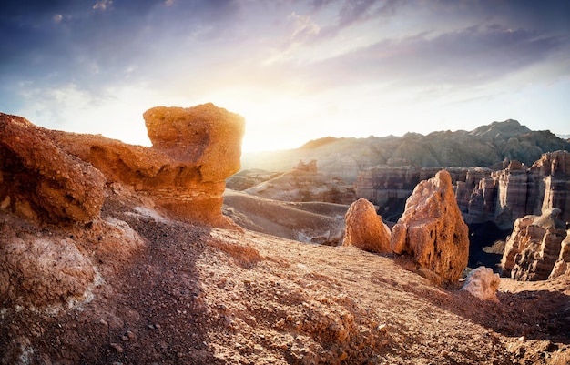 Charyn Canyon in Kasachstan