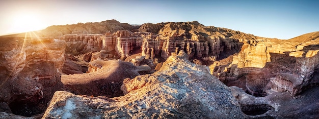 Charyn canyon no Cazaquistão