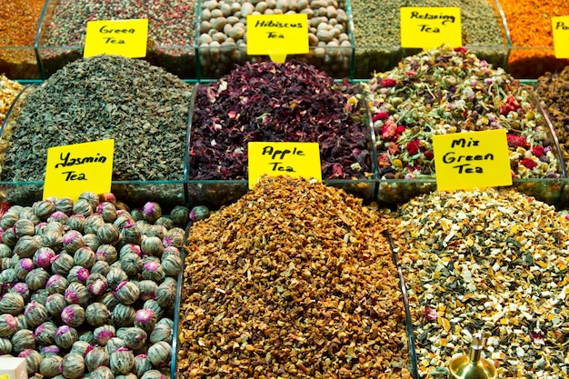 Chás do Spice Bazaar Istanbul