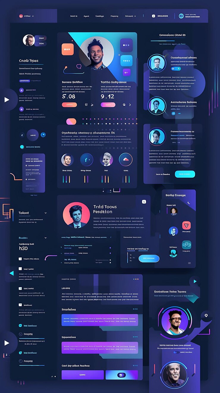 Foto chat en vivo con el sitio web del candidato y conversación de imágenes de chat ideas simples para el diseño del diseño web