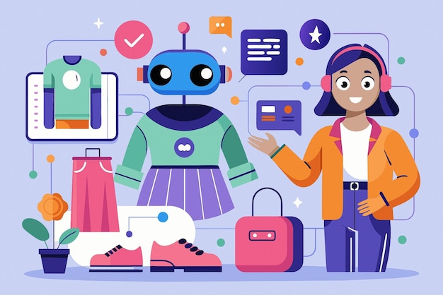 El chatbot de estilo personal de moda de IA