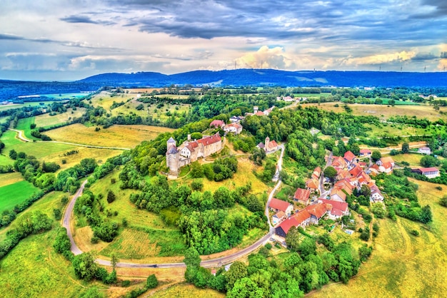 Chateau de Belvoir, un castillo medieval en el departamento de Doubs de la región de Bourgogne-Franche-Comté en Francia