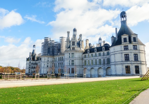 Chateau de chambordarchitecture königliches mittelalterliches französisches Schloss