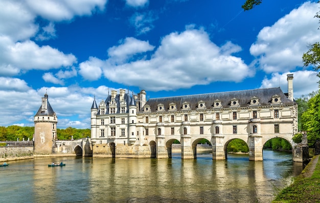 Chateau de Chenonceau am Cher - Frankreich, das Loiretal