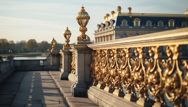 Foto chateau de versailles eine königliche tour durch das schloss