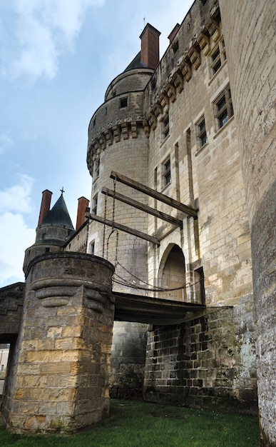 El Chateau de Langeais, en Indre-et-Loire, Francia. Fundada en 992 por Fulk Nerra, Conde de Anjou