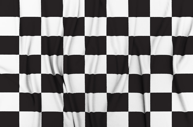 Checkered Rennen Flagge