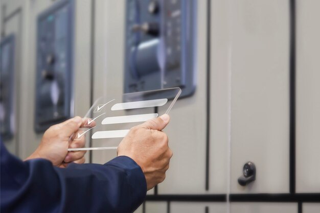 Checklist de trabajo del Ingeniero de Control de Equipos de Alta Tensión.