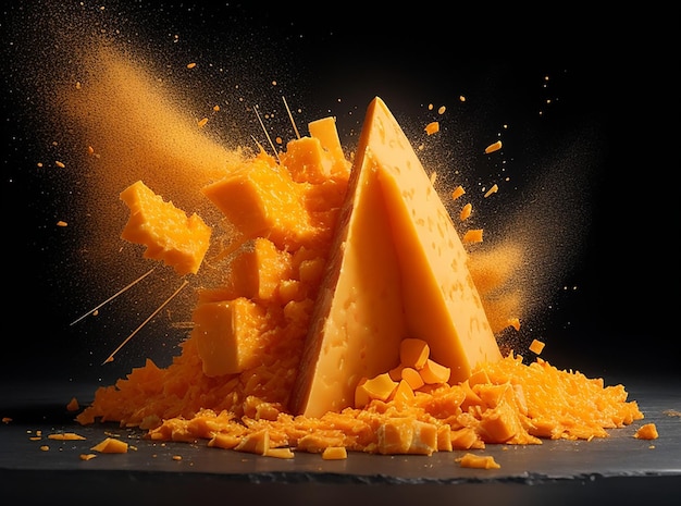 Cheddar-Käse-Explosion