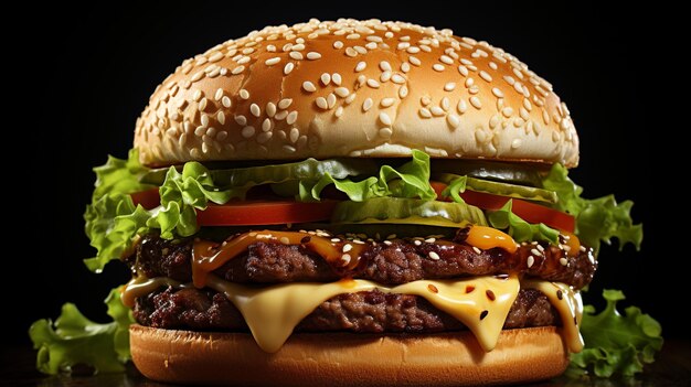 cheeseburger HD 8k papel de parede imagem fotográfica