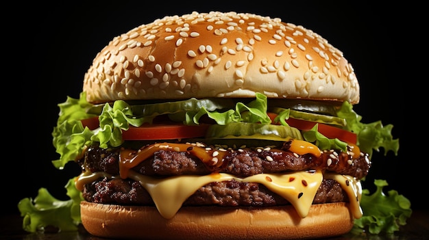 Cheeseburger HD 8K-Tapetenbild