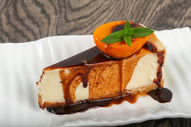 Cheesecake com chocolate