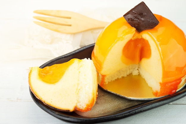 Cheesecake de laranja