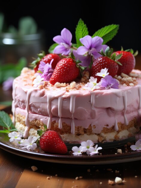 Cheesecake de morango