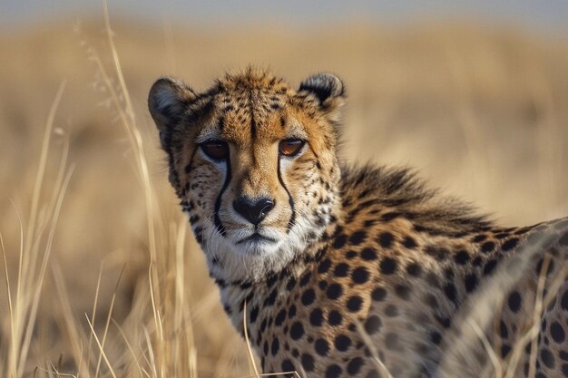 Cheetah no Parque Nacional do Serengeti