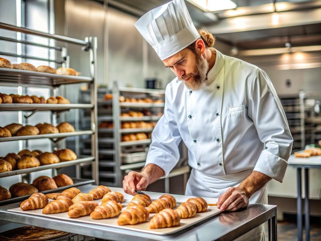 El chef hace croissants con IA generativa