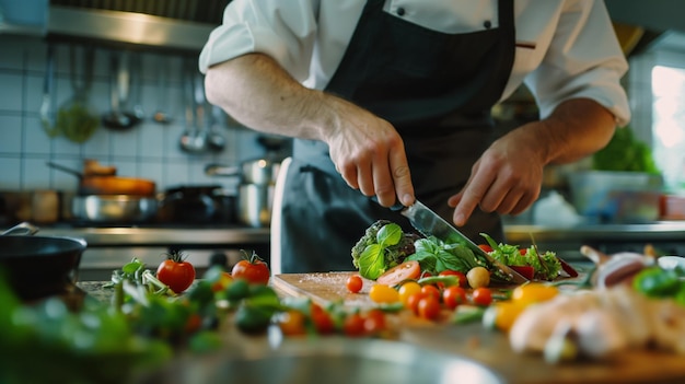 chef personal que crea experiencias culinarias personalizadas para los clientes que se adaptan a sus gustos y preferencias dietéticas