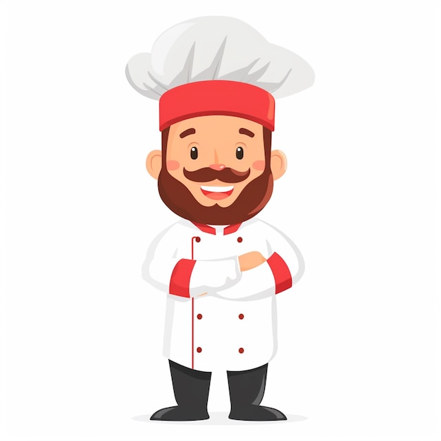 Chef, Restaurant, Vektor, Küche, Koch, Hut, Lebensmittel, Berufssymbol, Symbol, Illustrationszeichen