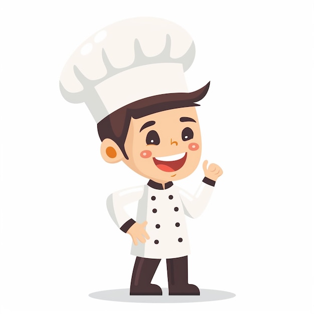 Chef, Restaurant, Vektor, Küche, Koch, Hut, Lebensmittel, Berufssymbol, Symbol, Illustrationszeichen