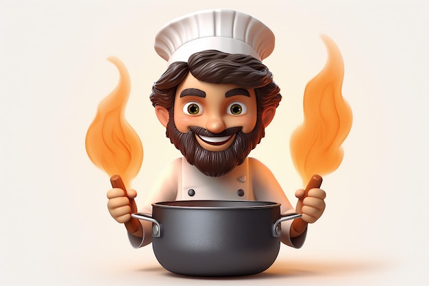 Foto chef39s delightful 3d design adventure