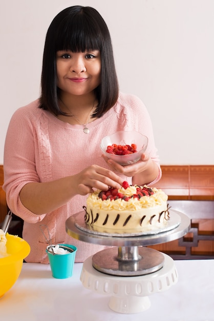 Foto chefe de pastelaria