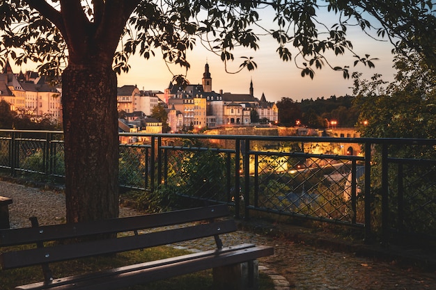 Chemine de la Corniche en Luxemburgo ciudad