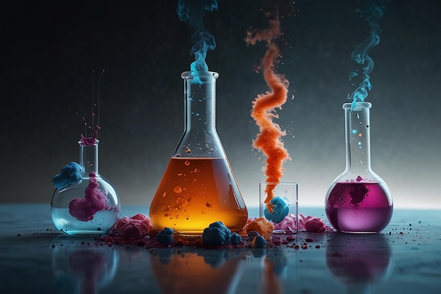 Chemische Verse-Poesie in Bewegung mit visueller Chemie