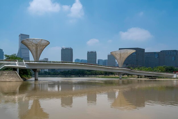 Chengdu CBD moderne Architekturlandschaft