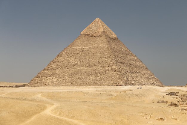 Chephren-Pyramide in Gizeh Pyramid Complex Kairo Ägypten