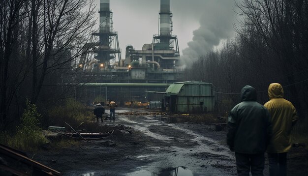 Foto chernobyl fukushima filme de wes anderson sombrio nebuloso