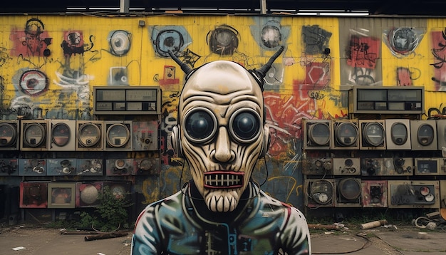 Chernobyl serie de televisión arte callejero Camden Town Londres