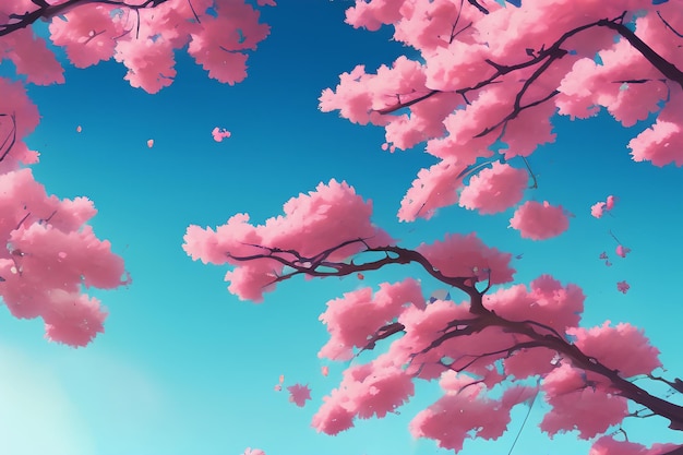 Cherry Blossom Bliss A Schöne Vektor-Illustration