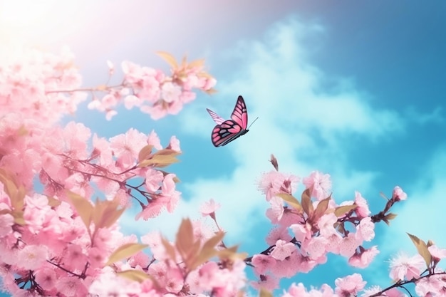 Cherry Blossom Dreams Ein weicher und zarter Hintergrund