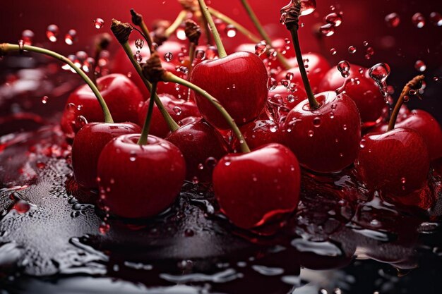 Cherry Dream Natures Sinfonia de sabor Cherry fotografia de imagens