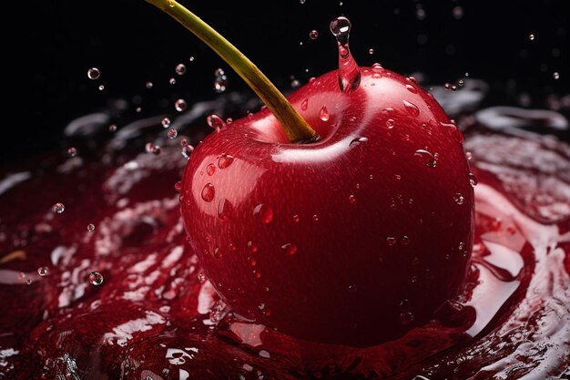 Cherry Rapture Sweet Symphony of Flavor Cherry fotografia de imagens