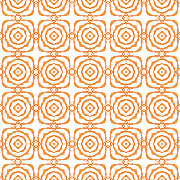 Chevron-Aquarellmuster Orange würdiger Boho