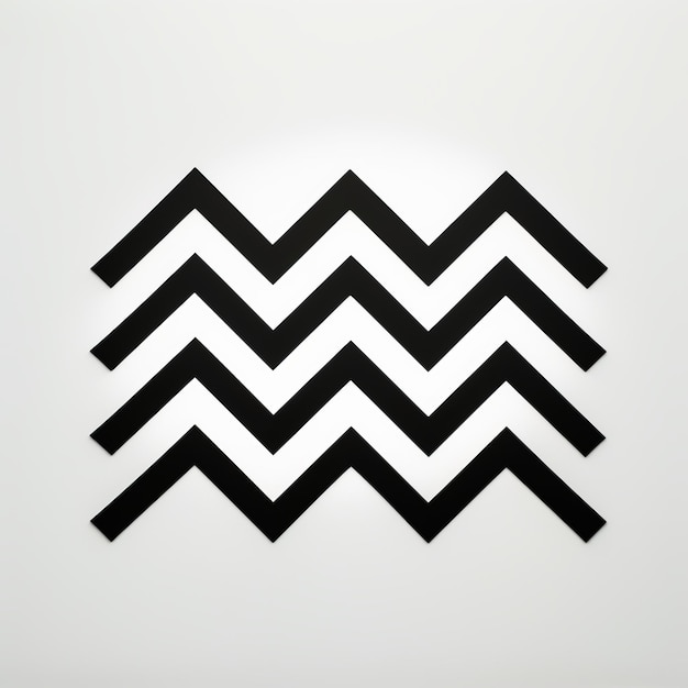 Foto chevron line on white wall eine studie über minimalistische landschaften und ikonografische symbolik