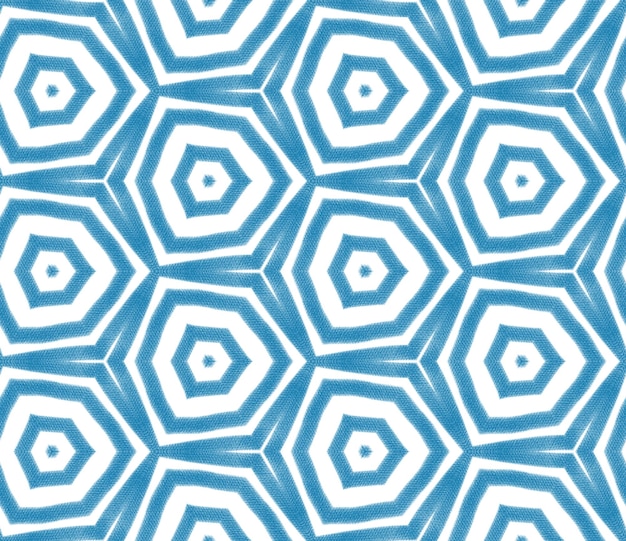 Chevron-Streifen-Design Blau symmetrisch