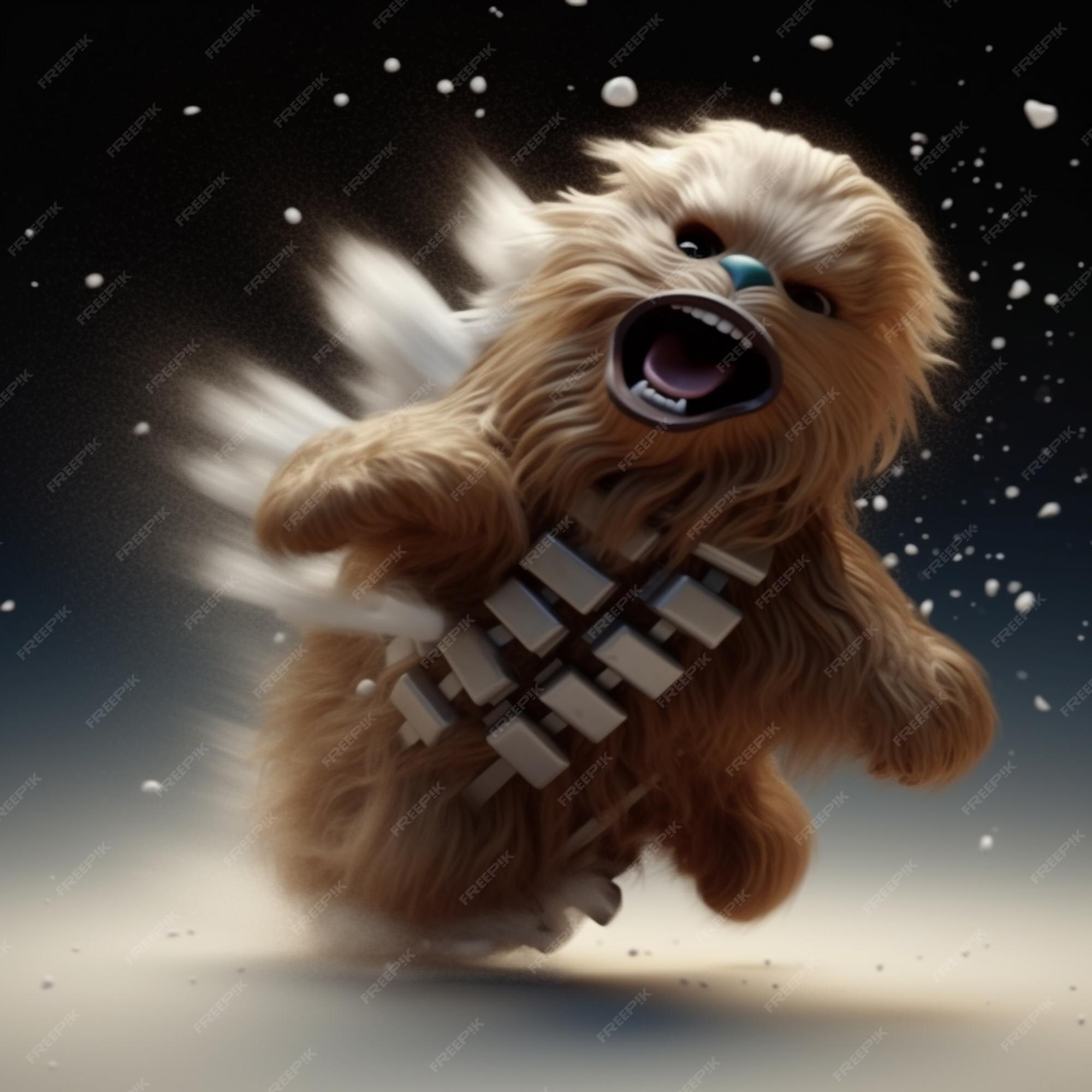 Un chewbacca de star wars con traje de star wars. | Foto