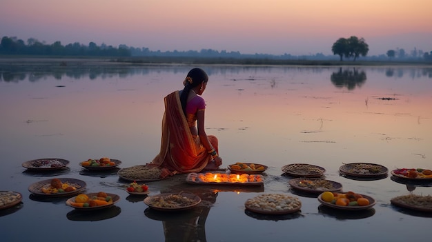 Chhath puja Ai generativo