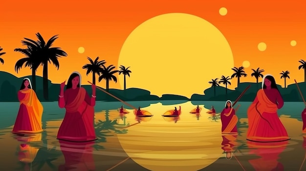 Chhath Puja Generative KI