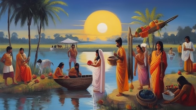 Chhath Puja Generative KI