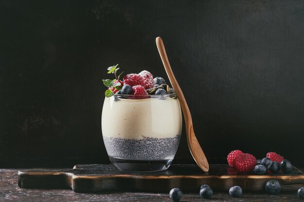 Chia Pudding mit Reisbrei