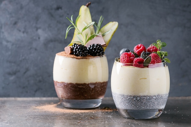 Chia-Pudding mit Reisbrei