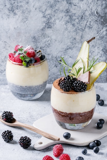 Chia-Pudding mit Reisbrei