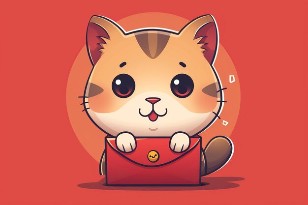 Chibi_Cat_Lucky_Envelop_Logo