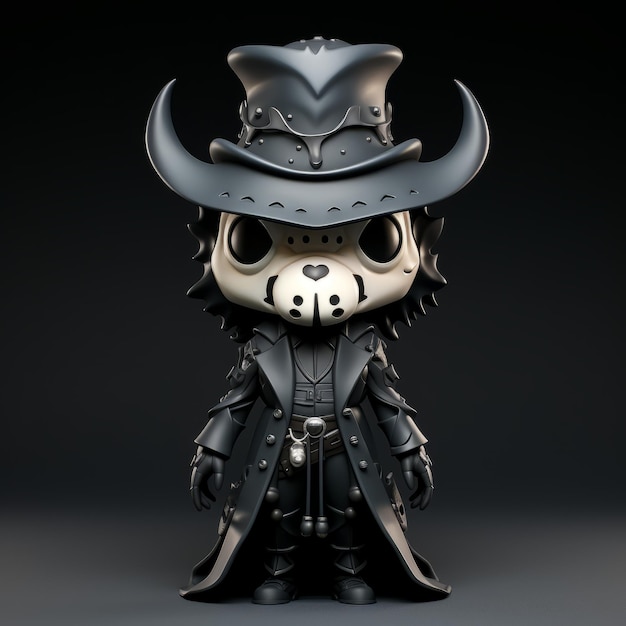 Chibi Cow Plague Doutor Brinquedo de Vinil altamente detalhado Figura 3D