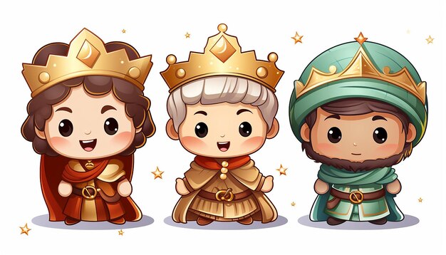 Chibi, los tres hombres sabios.